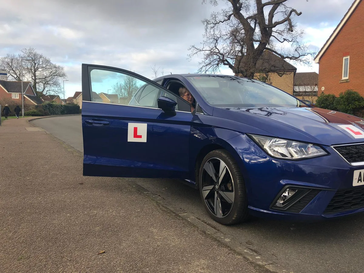 Learner driving lesson car in Norwich